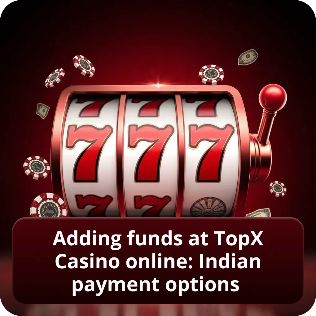 Adding funds at TopX Casino online: Indian payment options