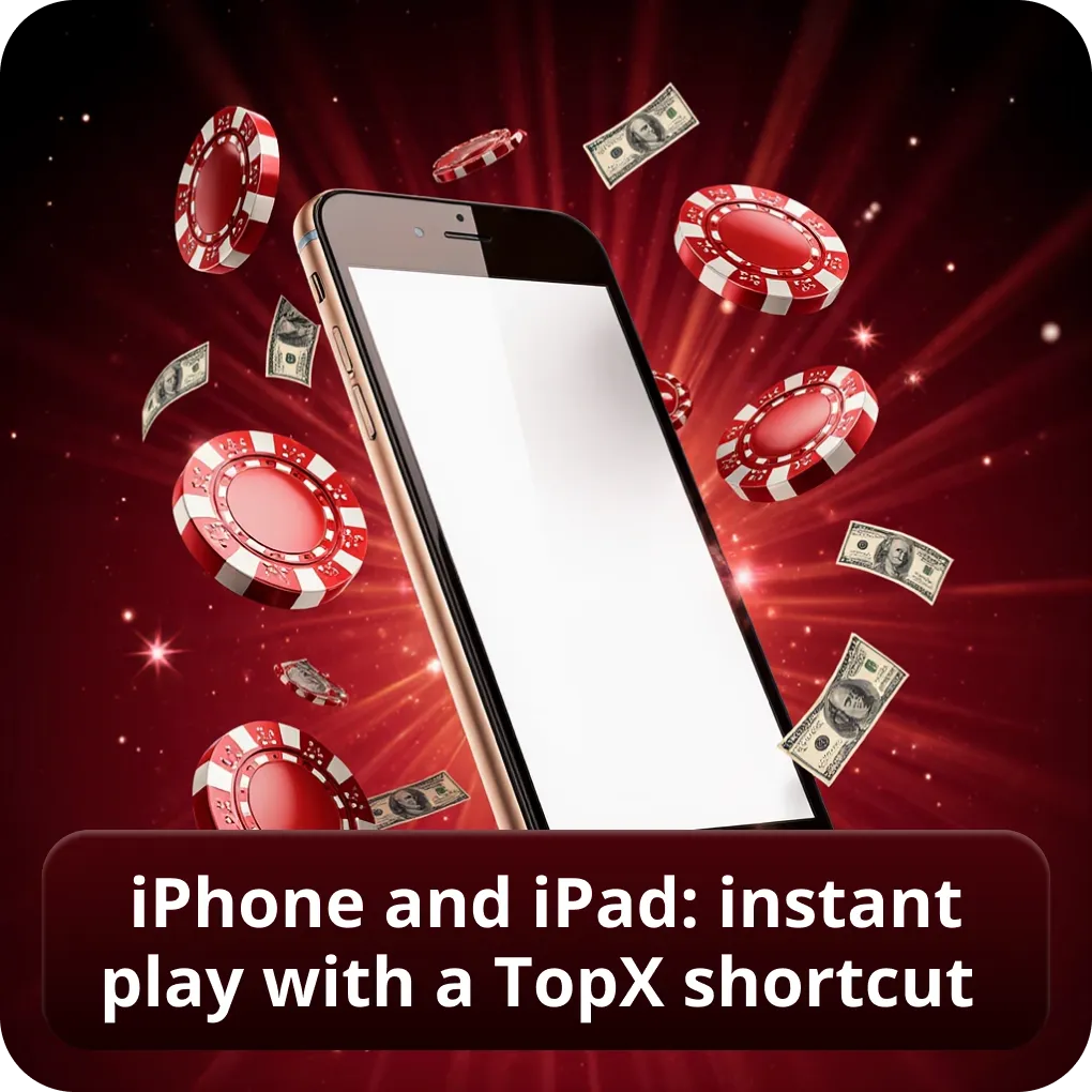 iPhone and iPad: instant play with a TopX shortcut